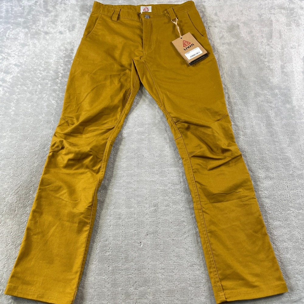 Men's Chino Pants in Mustard